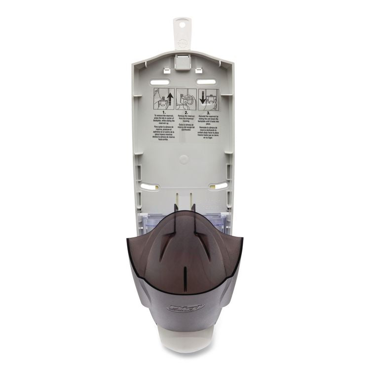 1 Liter Manual Liquid Dispenser, 1 L, 5.1 x 4 x 12.3, Translucent Smoke, 6/Carton