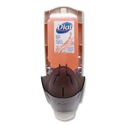 1 Liter Manual Liquid Dispenser, 1 L, 5.1 x 4 x 12.3, Translucent Smoke, 6/Carton