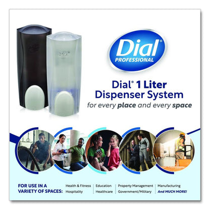 1 Liter Manual Liquid Dispenser, 1 L, 5.1 x 4 x 12.3, Translucent Smoke, 6/Carton