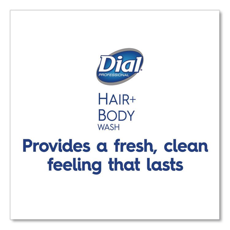 Hair + Body Wash Refill for 1 L Liquid Dispenser, Neutral Scent, 1 L, 8/Carton