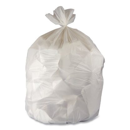 Linear Low-Density Can Liners, 45 gal, 3 mil, 40" x 48", Clear, 75/Carton