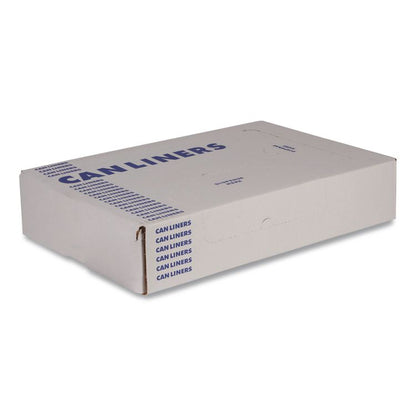 Linear Low-Density Can Liners, 45 gal, 3 mil, 40" x 48", Clear, 75/Carton