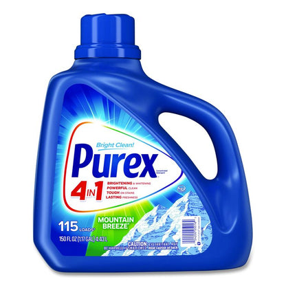 Liquid Laundry Detergent, Mountain Breeze Scent, 150 oz Bottle, 4/Carton