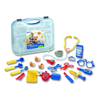 Pretend and Play Doctor Set, Ages 3 and Up, 19 Pieces