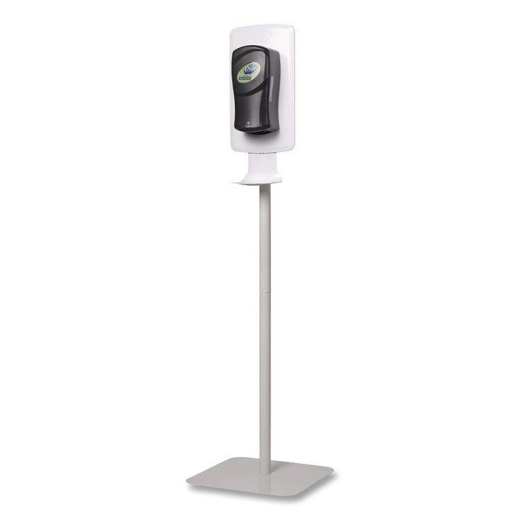 FIT Touch Free Dispenser Floor Stand, 15.7 x 15.7 x 58.3, White