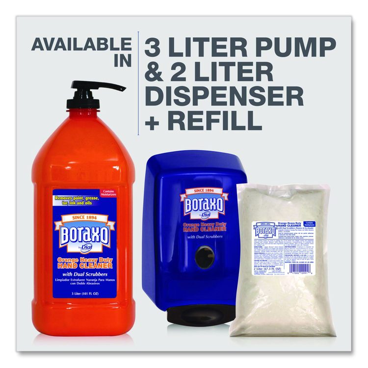 Orange Heavy Duty Hand Cleaner Refill, Citrus Scent, 2 L, 4/Carton