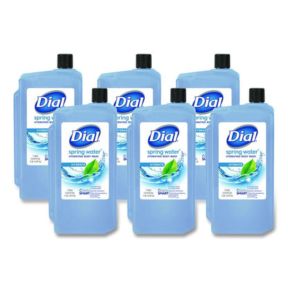Body Wash Refill for 1 L Liquid Dispenser, Spring Water Scent, 1 L, 8/Carton
