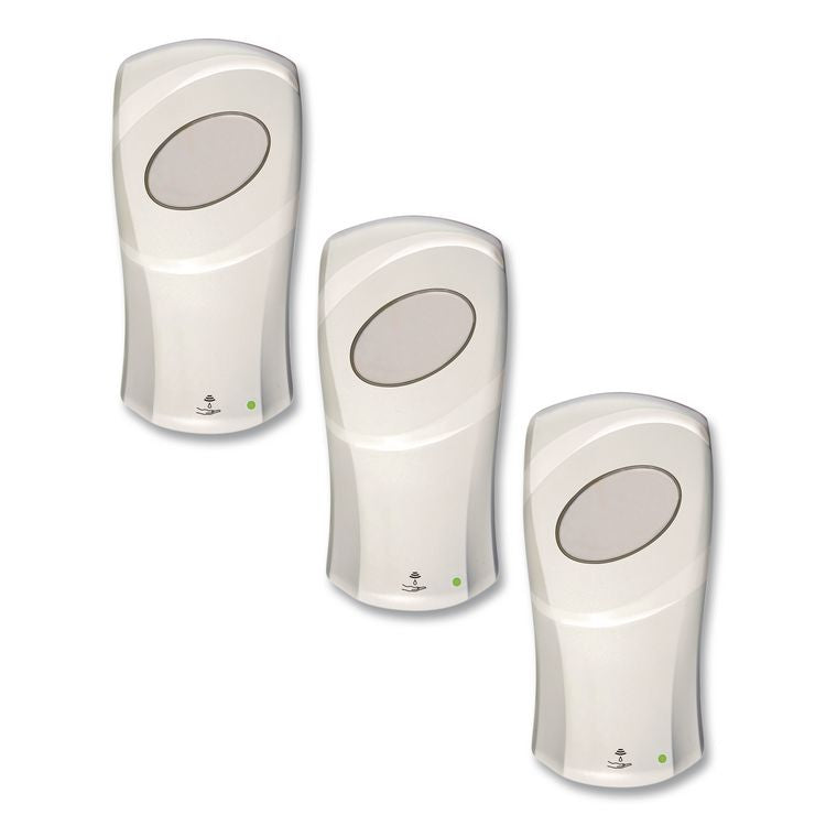 FIT Universal Touch Free Dispenser, 1 L, 4 x 5.4 x 11.2, Ivory, 3/Carton