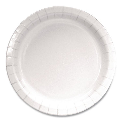 Paper Dinnerware, Plate, 9" dia, White, 1,000/Carton