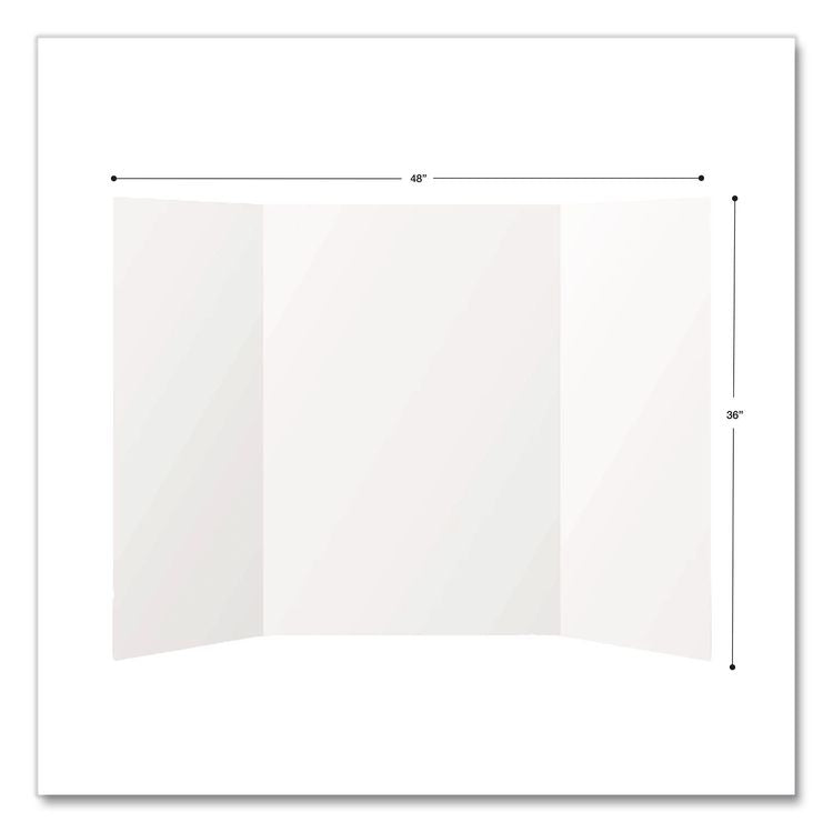 Trifold Display Boards, 36 x 48, White