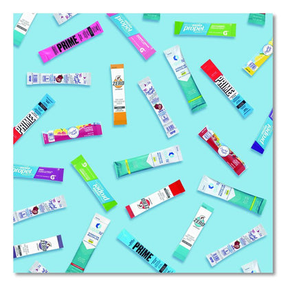 Drink Mixes Snack Box, 50 Assorted Mixes/Box