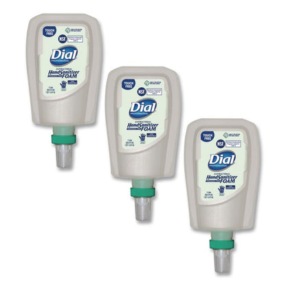 Antibacterial Foaming Hand Sanitizer Refill for FIT Touch Free Dispenser, 1 L Bottle, Fragrance-Free, 3/Carton
