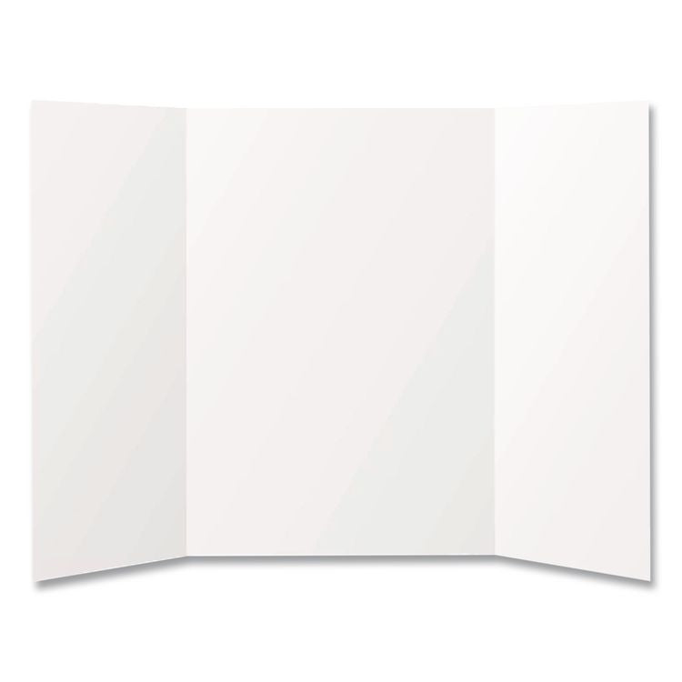 Trifold Display Boards, 36 x 48 x 0.2, White