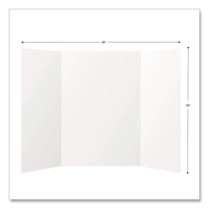 Trifold Display Boards, 36 x 48 x 0.2, White