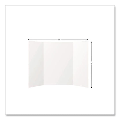 Trifold Display Boards, 18 x 24, White