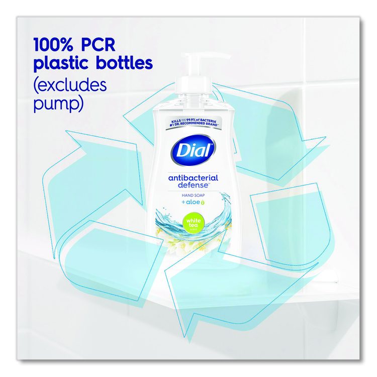 Antibacterial Liquid Hand Soap, White Tea Scent, 11 oz, 12/Carton