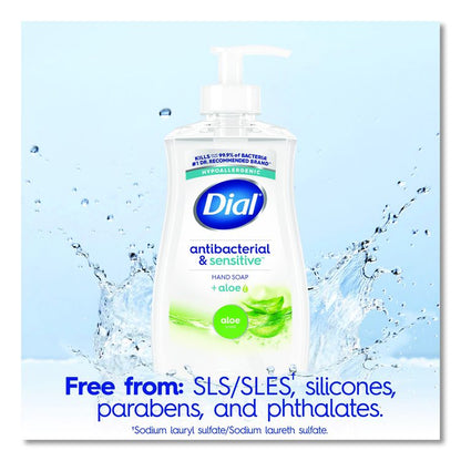 Antibacterial Liquid Hand Soap, Aloe Scent, 11 oz, 12/Carton