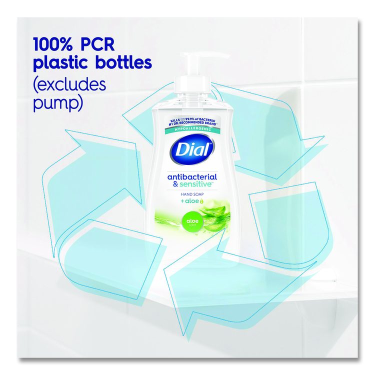 Antibacterial Liquid Hand Soap, Aloe Scent, 11 oz, 12/Carton