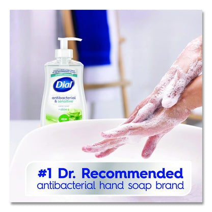 Antibacterial Liquid Hand Soap, Aloe Scent, 11 oz, 12/Carton