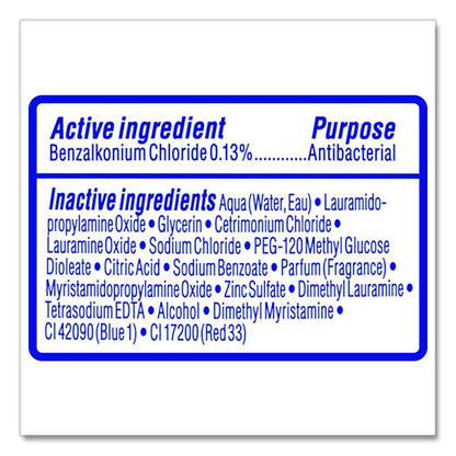 Antibacterial Liquid Hand Soap, Spring Water Scent, 11 oz, 12/Carton