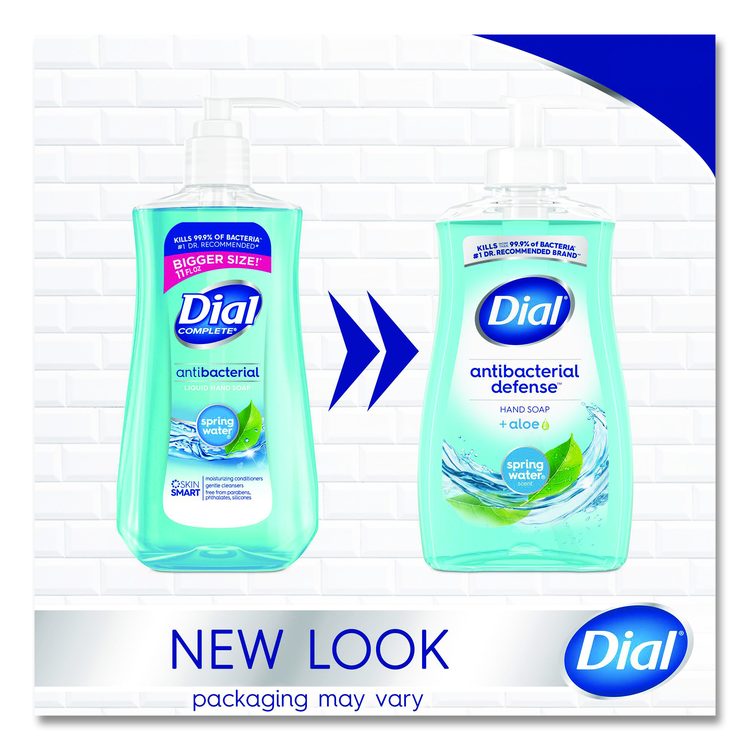 Antibacterial Liquid Hand Soap, Spring Water Scent, 11 oz, 12/Carton
