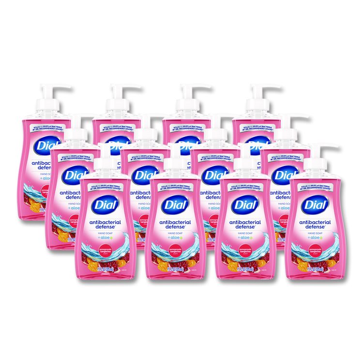 Antibacterial Liquid Hand Soap, Pomegranate Tangerine Scent, 11 oz, 12/Carton