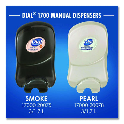 Dial 1700 Manual Dispenser, 1.7 L, 7.07 x 3.95 x 12.66, Smoke, 3/Carton
