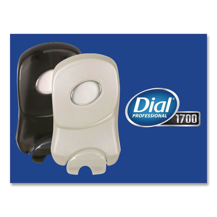Dial 1700 Manual Dispenser, 1.7 L, 7.07 x 3.95 x 12.66, Smoke, 3/Carton