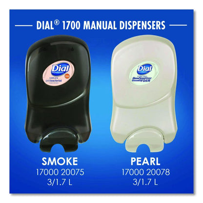 Dial 1700 Manual Dispenser, 1.7 L, 7.07 x 3.95 x 12.66, Pearl, 3/Carton