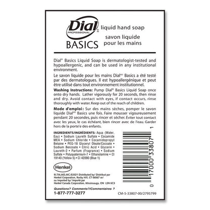 Basics MP Free Liquid Hand Soap Refill, Honeysuckle Scent, 3.78 L