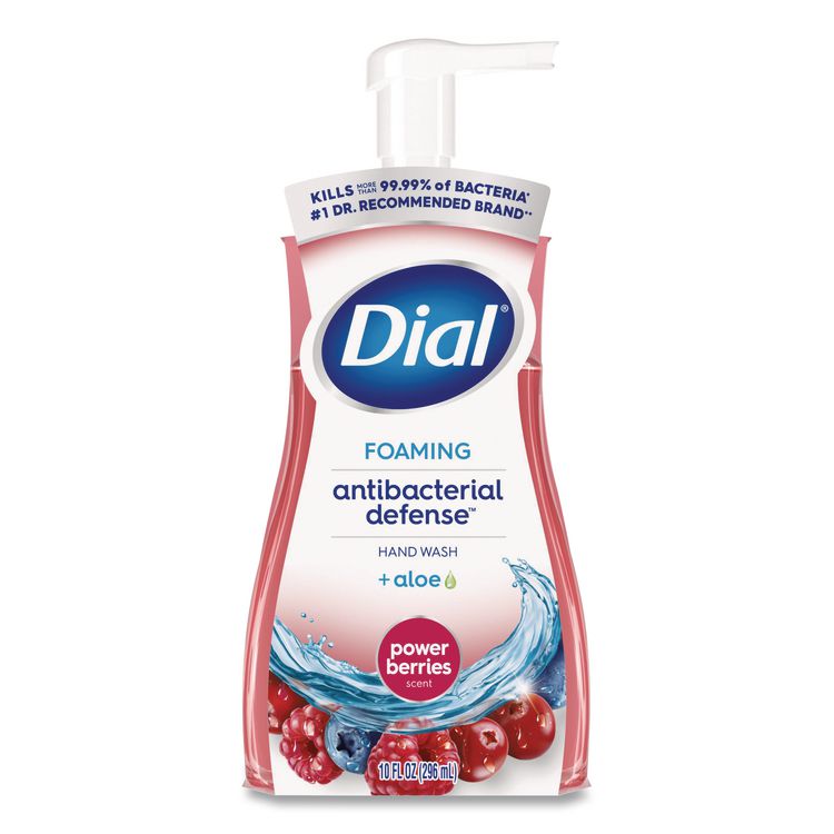 Antibacterial Foaming Hand Wash, Power Berries Scent, 10 oz, 8/Carton