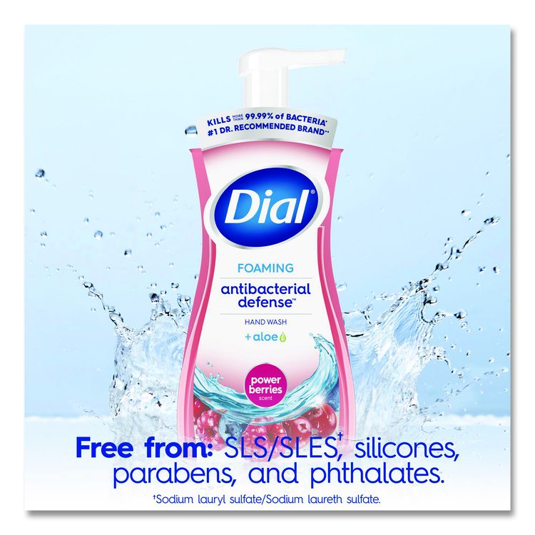 Antibacterial Foaming Hand Wash, Power Berries Scent, 10 oz, 8/Carton