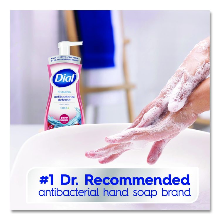 Antibacterial Foaming Hand Wash, Power Berries Scent, 10 oz, 8/Carton