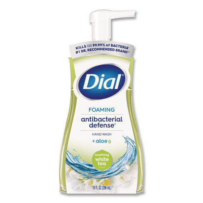 Antibacterial Foaming Hand Wash, Soothing White Tea Scent, 10 oz, 8/Carton