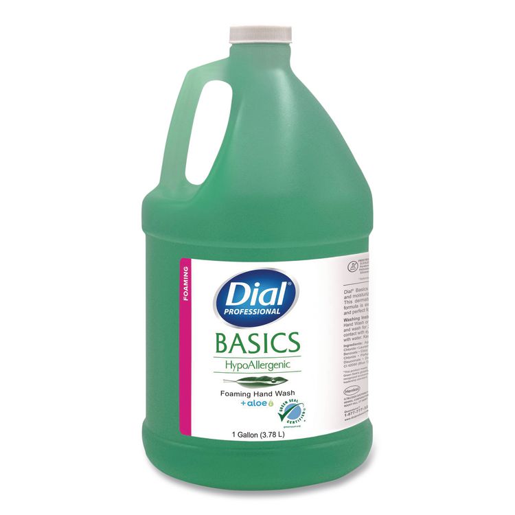 Basics Hypoallergenic Foaming Hand Wash, Fresh Floral Scent, 1 gal, 4/Carton