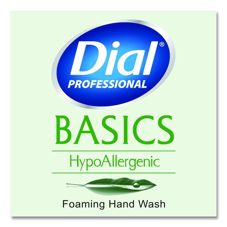 Basics Hypoallergenic Foaming Hand Wash, Fresh Floral Scent, 1 gal, 4/Carton