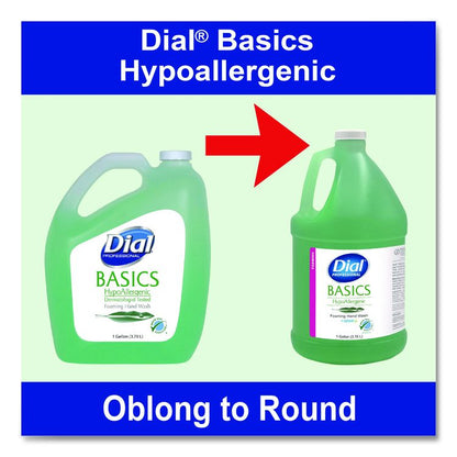 Basics Hypoallergenic Foaming Hand Wash, Fresh Floral Scent, 1 gal, 4/Carton