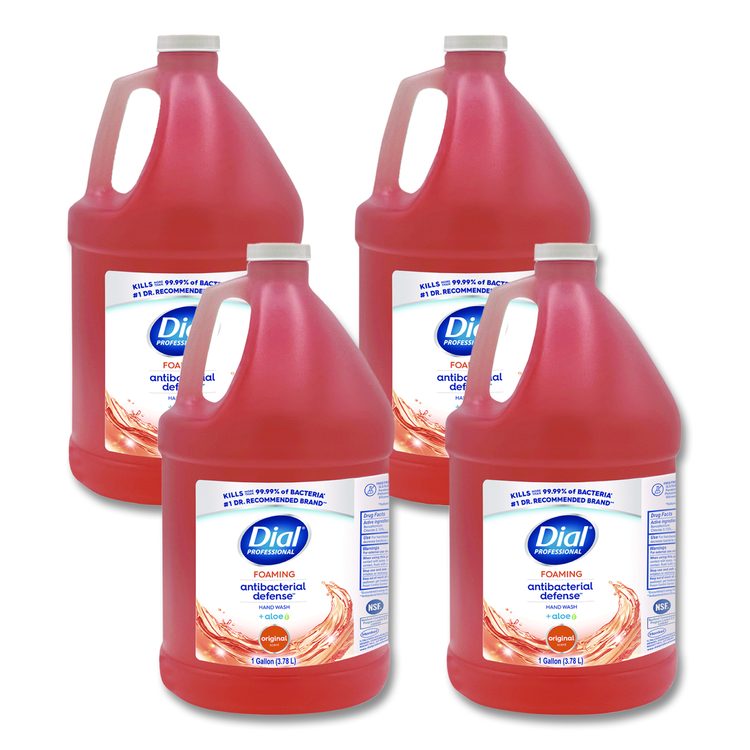 Antibacterial Defense Foaming Hand Wash, Original Scent, 1 gal, 4/Carton