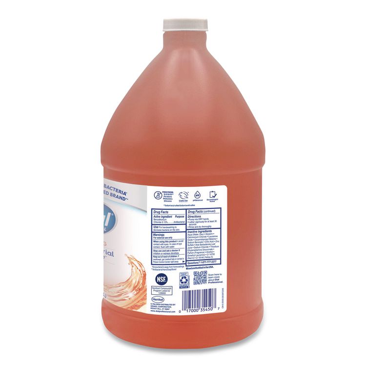 Antibacterial Defense Foaming Hand Wash, Original Scent, 1 gal, 4/Carton