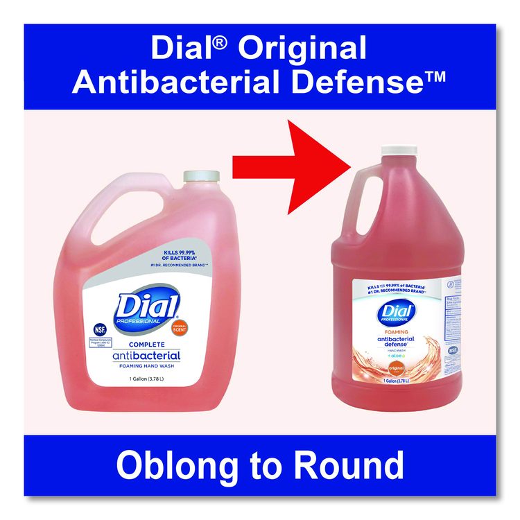 Antibacterial Defense Foaming Hand Wash, Original Scent, 1 gal, 4/Carton