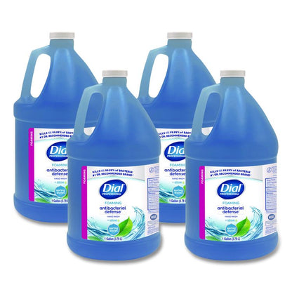Antibacterial Defense Foaming Hand Wash, Spring Water Scent, 1 gal, 4/Carton