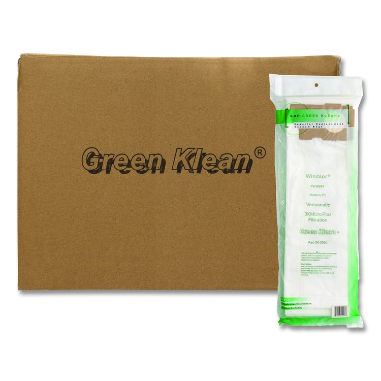 GK-2003 Replacement Vacuum Bag, 10 Bags/Pack, 10 Packs/Carton