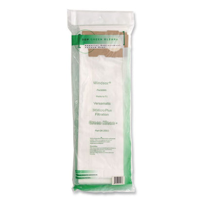 GK-2003 Replacement Vacuum Bag, 10 Bags/Pack, 10 Packs/Carton