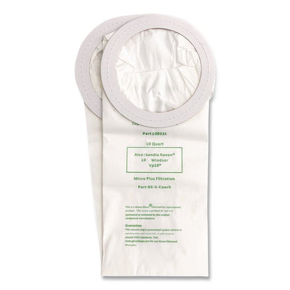 GK-S-Coach Replacement Bag, 10 Bags/Pack, 10 Packs/Carton