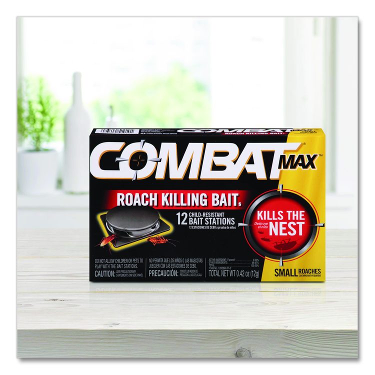 MAX Small Roach Quick Kill Formula, 0.43 oz, 12/Pack, 12 Packs/Carton