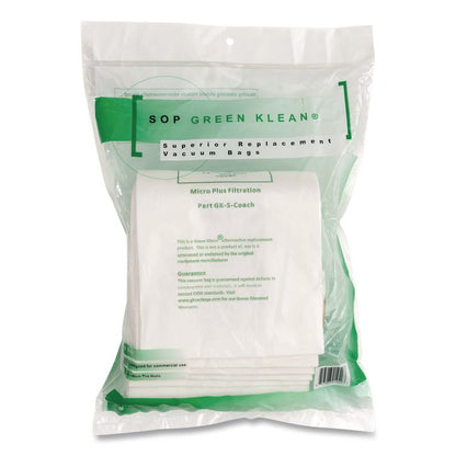 GK-S-Coach Replacement Bag, 10 Bags/Pack, 10 Packs/Carton
