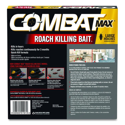 Max Roach Killing Bait, 0.49 oz Bait, 8/Pack, 12 Packs/Carton