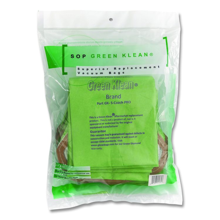 GK-S-Coach-PRO Replacement Bag, 10 Bags/Pack, 10 Packs/Carton