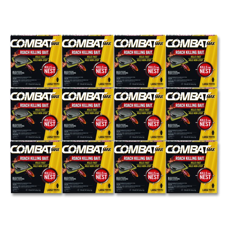 Max Roach Killing Bait, 0.49 oz Bait, 8/Pack, 12 Packs/Carton