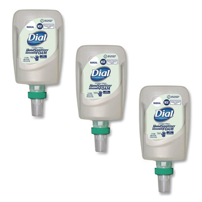 Antibacterial Foaming Hand Sanitizer Refill for FIT Manual Dispenser, 1.2 L Bottle, Fragrance-Free, 3/Carton